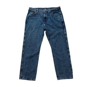 Wrangler Regular Fit Jeans Classic Denim Blue Jeans Men's Size 38x29‎